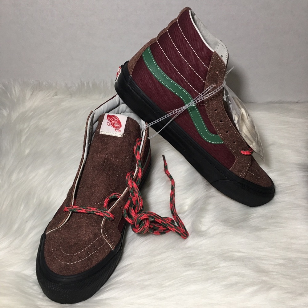Vans Og Sk8 Hi Lx Skating High Hairy Suede